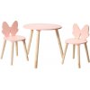 Súprava stola a stoličky pre deti ružová