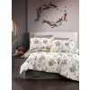 Obliečky deluxe ranforce bavlnené Heraklion TiaHome - 1x Vankúš 90x70cm, 1x Paplón 140x200cm