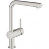 GROHE Minta Páková drezová batéria, vyťahovacia sprška, supersteel 30274DC0 30274DC0