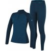 Dámsky funkčný set Zulu Merino 240 Zip Long Veľkosť: XL / Farba: modrá