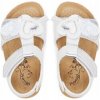 Primigi detské sandále z prírodnej kože strieborné, veľkosť 27