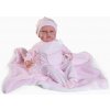 Realistické miminko - holčička Babydoo s dečkou od firmy Antonio Juan (Babydoo palabritas con mantita)