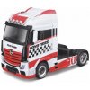 Bburago MB Actros Gigaspace černá bílá 1:43