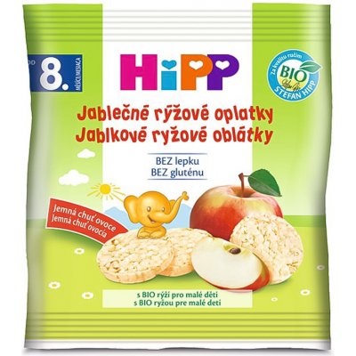 HiPP Bio OBLÁTKY Jablkovo ryžové 30 g