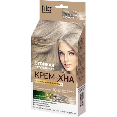 Fitocosmetic dlhotrvajúca prírodná indická krémová henna popolavá blond 50 ml