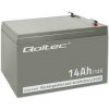 QOC Batéria Qoltec 53045 AGM | 12V | 14Ah