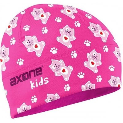 AXONE CATS Dievčenská zimná čiapka ružová