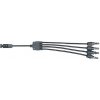 Kábel TIPA MC4 rozbočenie 1x konektor/ 4x zdierka 30cm