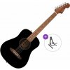 Fender California Standard Redondo Mini Basic SET Black Akustická gitara