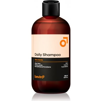 Beviro Daily Shampoo Ultra Gentle šampón pre mužov s aloe vera Ultra Gentle 250 ml