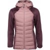 Dámska bunda Columbia, POWDER LITE II SHERPA HYBRID JACKET vínová,ružová,tmavo sivá XS