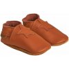 Detské barefoot capačky (papučky) kožené hnedé Leather Brown EN FANT Veľkosť: 19