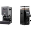 Gaggia New Classic EVO, grey + Rancilio STILE, black