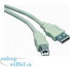 PremiumCord kábel USB 2.0, A-B, 5m