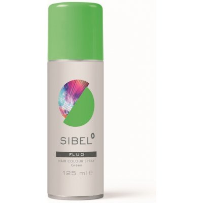 Sibel Fluo farebný sprej zelený 125 ml