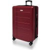 AVANCEA Škrupinový cestovný kufor DE2934 vínový L 76x50x33 cm