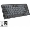 Klávesnica Logitech MX Mini Mechanical Graphite - US INTL (920-010780)