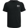Mikina s kapucňou Under Armour UA Rival Terry SS Hoodie-BLK 1377252-001 Veľkosť YSM