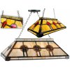 Tiffany luster do kuchyne Clayre & Eef 92*47*30*126 3*E27 14 KG