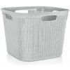 BRILANZ Kôš ratanový 41 l, 43 x 43 x 32,8 cm, šedý