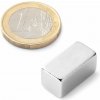 SOLLAU Neodymový magnet hranol 20x10x10 mm, N38, ponikelovaný