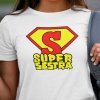 Tričko s potlačou SUPER SESTRA Dámsky Biela XL