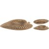 Drevená patera H&S Decoration hnedá 32 cm