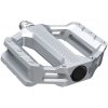SHIMANO Pedále MTB Flat PD-EF202 strieborné