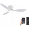 Stropný ventilátor so svetlom LIGHTON biely LED 1 svetelný bod s diaľkovým ovládaním