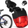 Zadné svetlo na bicykel s nastaviteľným magnetickým výkonom