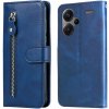Peňaženkové puzdro Global Zipper na Xiaomi Redmi Note 13 Pro+ - Modrá