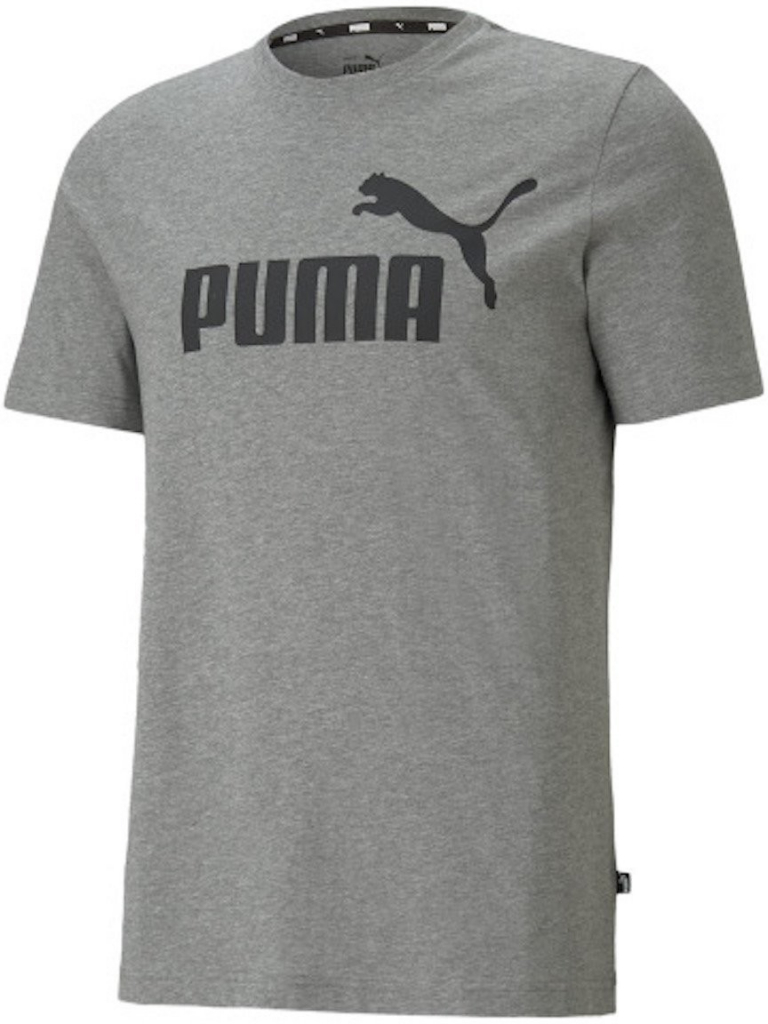Puma ESS Logo Tee medium gray heather