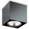 Ideal Lux 243931 prisadená stropná lampa Mood 1x50W | GU10 - čierna