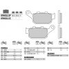 Zadné brzdové doštičky / obloženie Brembo Honda 500 CB F ABS 2013 - 2014 směs SP