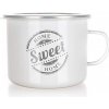 BANQUET Hrnček smaltovaný SWEET HOME s viečko 500 ml