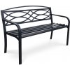 Rauman Záhradná lavička Renzo, čierna