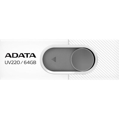ADATA UV220/32GB/USB 2.0/USB-A/Bílá AUV220-32G-RWHGY - ADATA UV220 32GB AUV220-32G-RWHGY