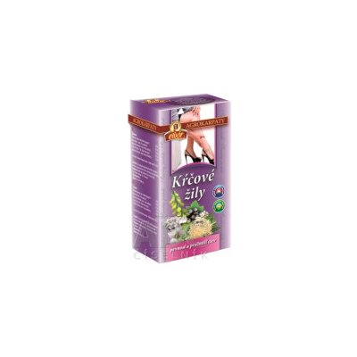 AGROKARPATY KŔČOVÉ ŽILY bylinný čaj, čistý prírodný produkt, 20x2 g (40 g)