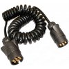 Prepojovací kábel s dĺžkou 3,2 m špirálový, 2x zástrčka 7 pól 12V