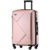 Stredný univerzálny cestovný kufor s TSA zámkom Municase Farba: Ružovo-zlatá