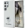Karl Lagerfeld Karl Lagerfeld Pouzdro KLHCS24LHNCHTCT Samsung Galaxy S24 Ultra pevné pouzdro IML Choupette transparentní