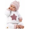 Llorens 63648 NEW BORN realistická bábätko so zvukmi a mäkkým látkovým telom 36