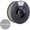 C-TECH Tisková struna (filament) PREMIUM LINE, PETG, bílý hliník, RAL9006, 1,75mm, 1kg 3DF-P-PETG1.75-9006
