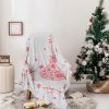 TiaHome Vianočná deka Christmas time sivá 150x200
