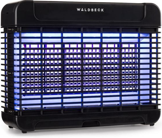 Waldbeck Mosquito Ex 5500, lapač hmyzu, 13 W, 150 m², LED diódy, zachytávacia miska, reťaz, čierny (GIK2-Mosquito5500LED)