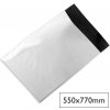 Plastové kurierske obálky na zásielky Q-Connect 550 x 770 mm biele 100ks