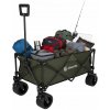 Skladací transportný vozík AQUASTIC Caro zelený, vrecko, 127 l