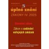 Aktualizace IV/1 2025 – Stavební zákon, o zadávání veřejných zakázek