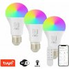 LED žiarovka IMMAX NEO LITE 3x Smart žiarovka LED E27 9W RGB+CCT, stmievateľná, WiFi, Beacon, DO (07712CDO)