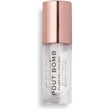 Makeup Revolution Pout Bomb lesk na pery pre väčší objem s vysokým leskom Glaze 4,6 ml